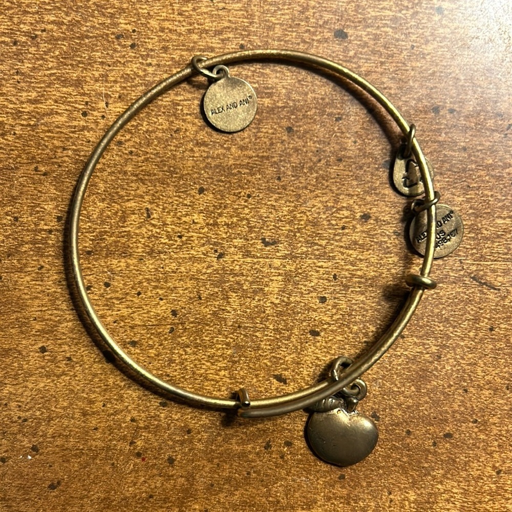 Alex & Ani Apple Gold Bracelet